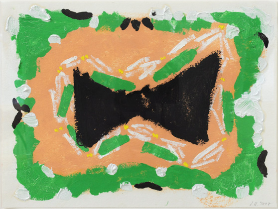 Untitled, 2007, Oil on paper, 44,5 x 52,4 cm
