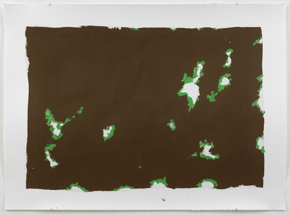 Untitled, 2007, Oil on paper, 90,5 x 125 cm